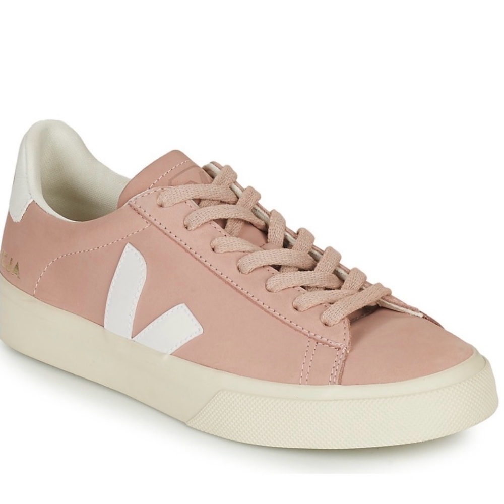 Veja Women's pink and White Sneakers